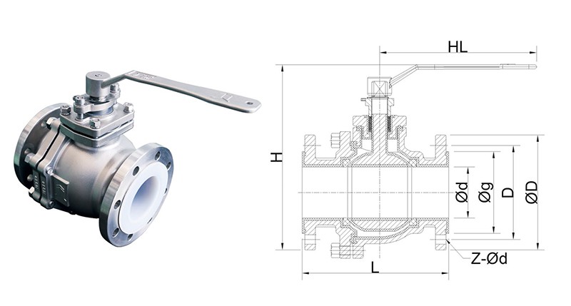PFA-LINED-BALL-VALVE-06 PFA-LINED-BALL-VALVE-06